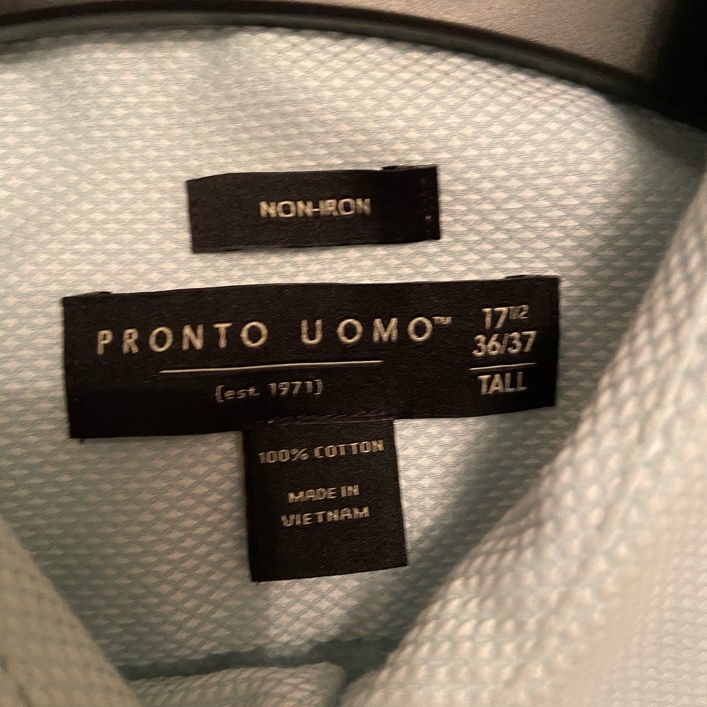 Non iron shirt